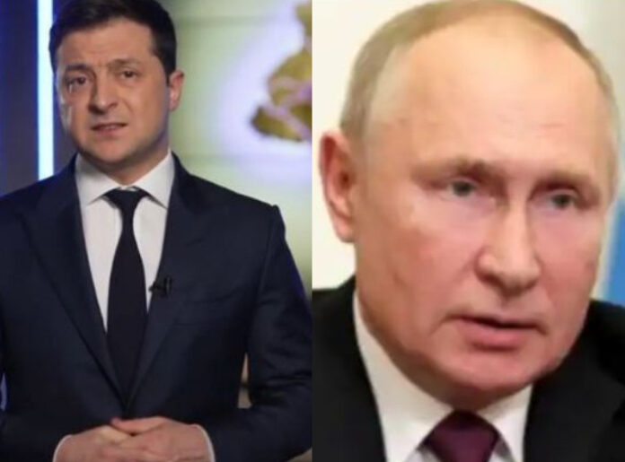 Volodymyr Zelenskyy- Vladimir Putin