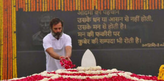 Rahul's tribute to Vajpayee